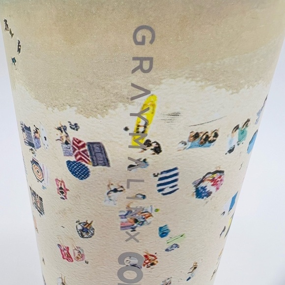 GRAY MALIN X CORKCICLE 16 OZ INSULATED WATER HYDRATION BOTTLE WITH BEACH SCENE - Picture 11 of 13